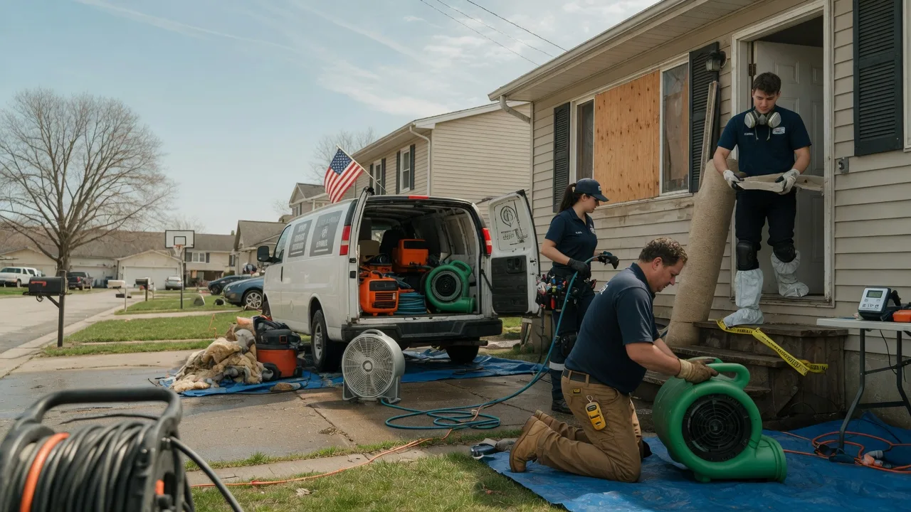 Water Damage Restoration in Kinde, MI near me